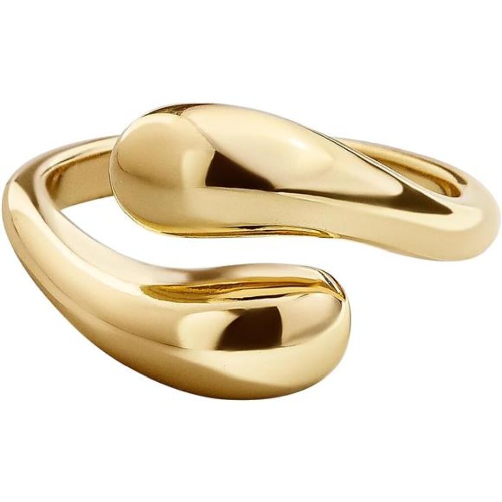 14K Gold Filled Chunky Open Stackable Rings for Women | Bold Statement Trendy